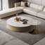 Table basse ronde moderne en marbre de luxe moderne