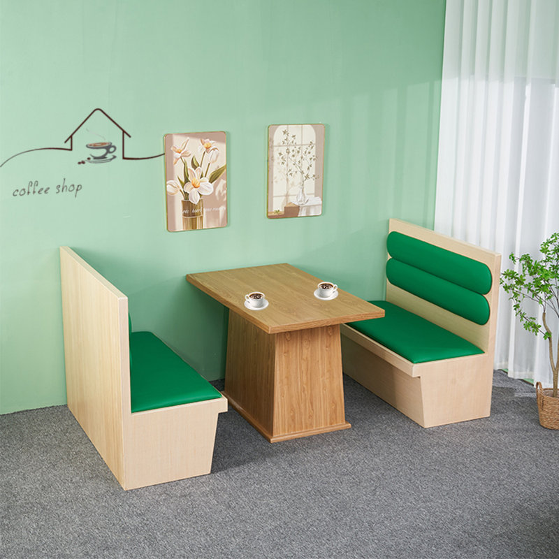 Banc restaurant moderne et minimaliste