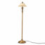 Lampe sur pied rétro en laiton brossé