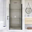 36-37 3/8 "Porte de douche pivotante sans cadre-114657521