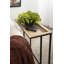 Console Ironton en métal avec plateau amovible