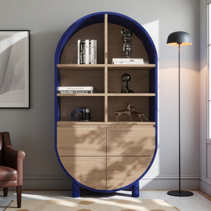 Vitrine arquée moderne et simple