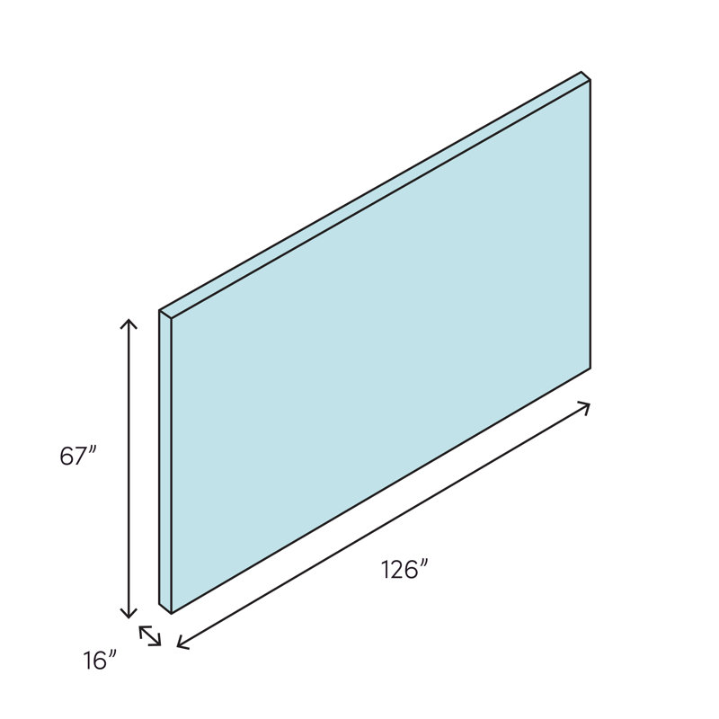 Meuble audio-vidéo flottant Fly 35 "E 35TV, Blanc