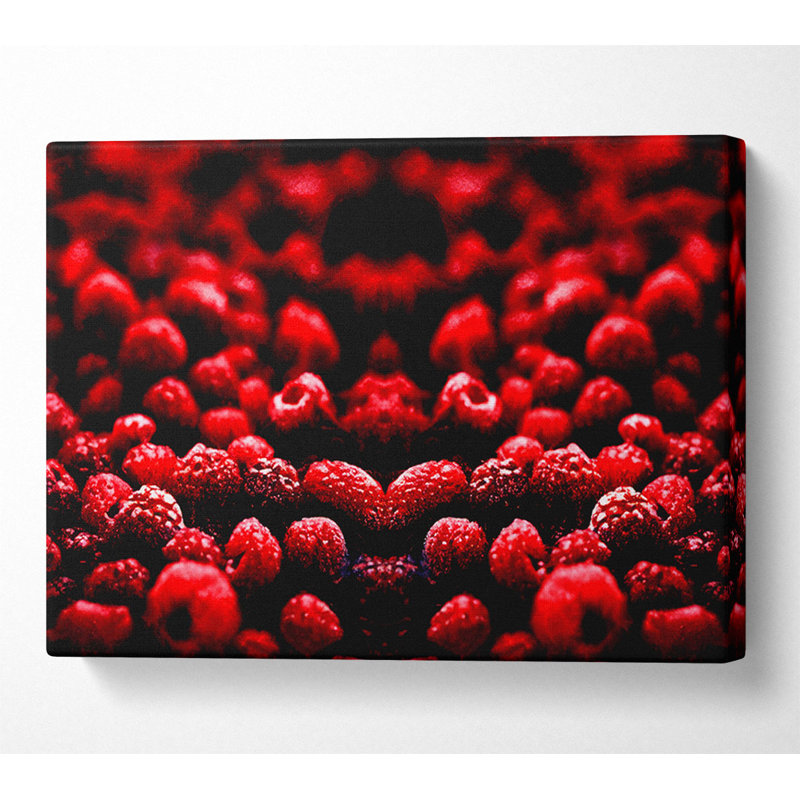 Raspberry Galour - Wrapped Canvas Art Prints, 66cm H x 106.6cm W