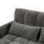 Lit gris avec support et fonction de charge réglable 52,8 po, 3 ports, 2 coussins lombaires, style-661410885