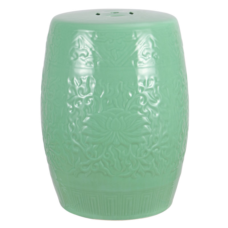 Tabouret de jardin Lavin, Vert clair