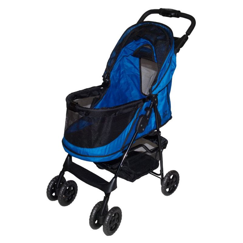 Foldable Pet Stroller, Sapphire