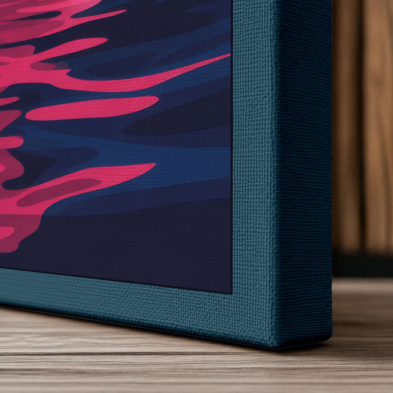 Print, 36x24 - 91.4 x 61.0 cm, Teal Border