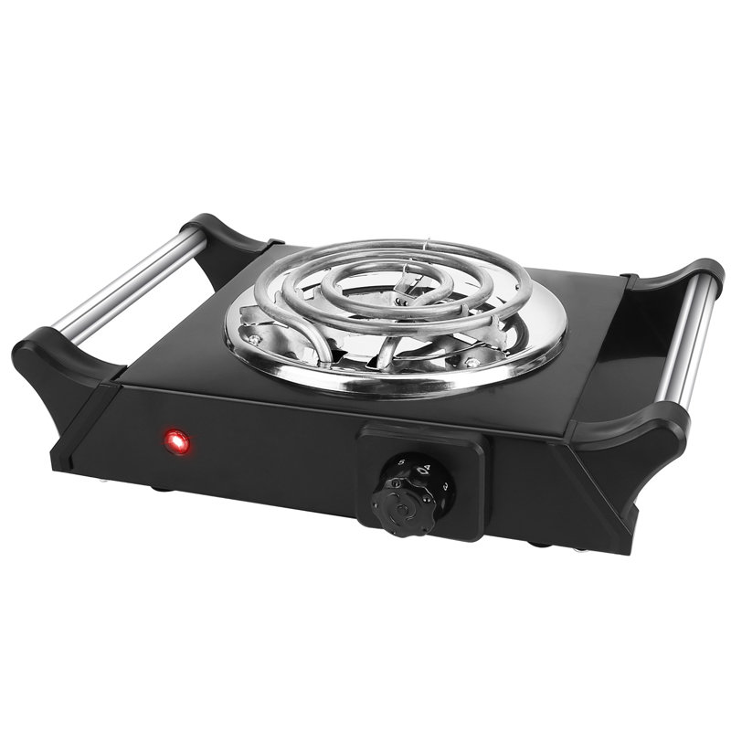 Edge Collections Electric Single Burner, White