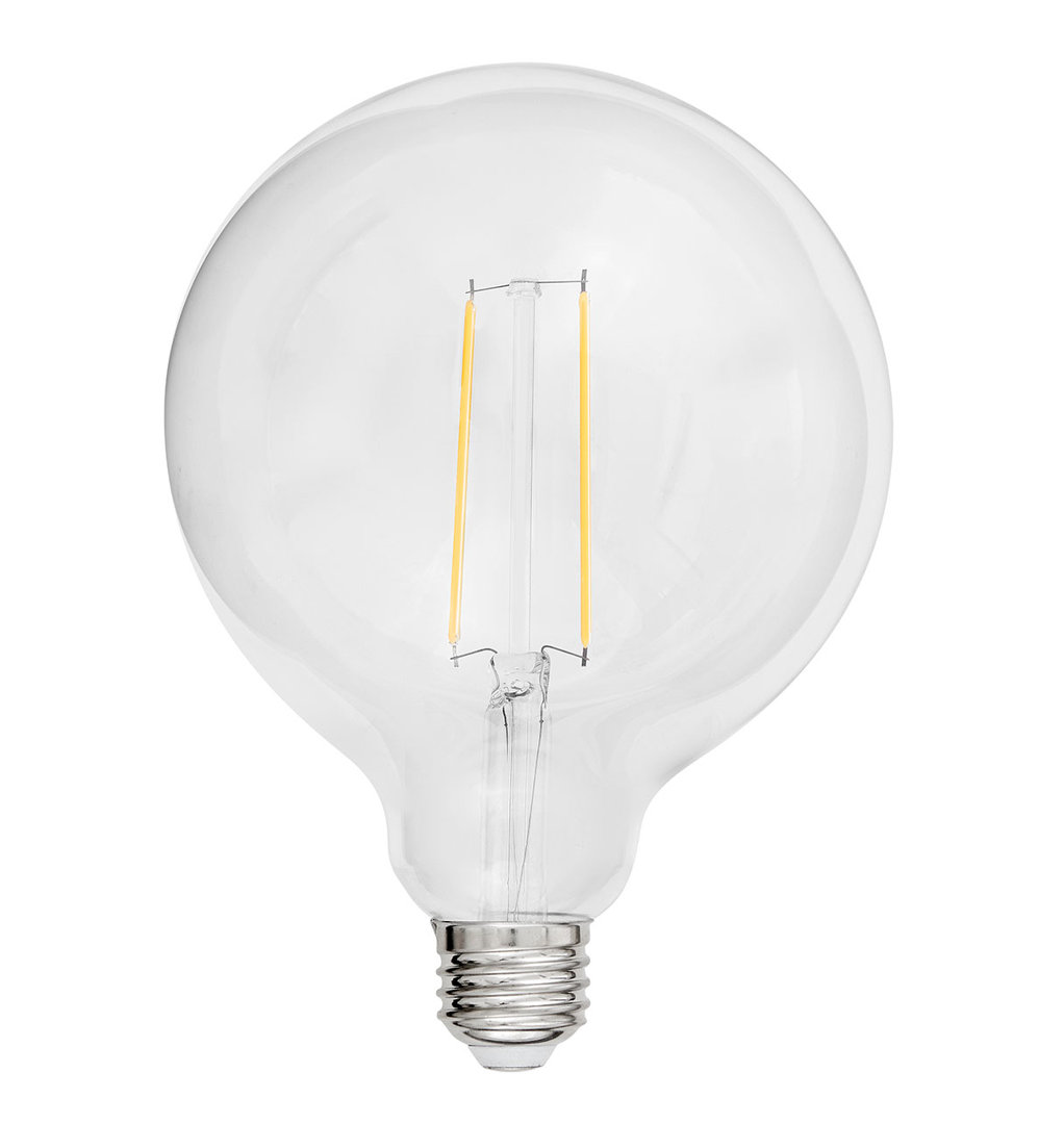 LumiGlo LED Globe Clear Bulb (G40, E26 Base) Hinkley