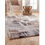 Tapis brun / gris à motif abstrait Romeo-21385630