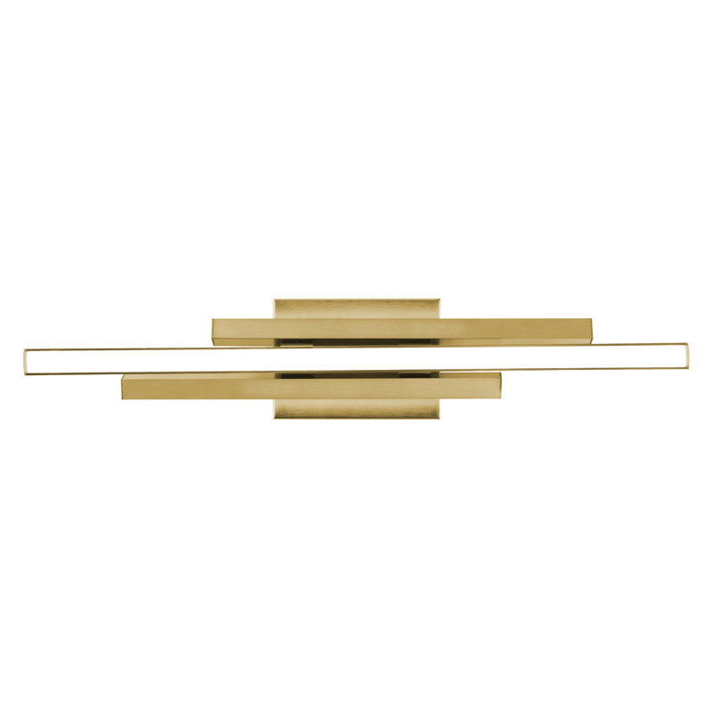 Adalbert 3 - Light Dimmable LED Bath Bar, Satin Brass