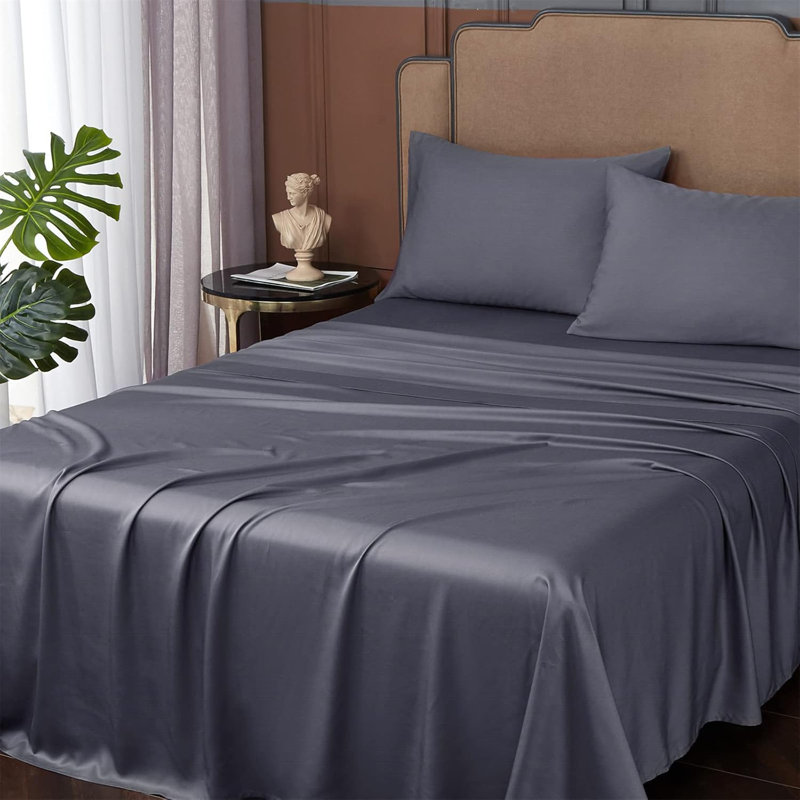 HYPREST Sheets, Rayon Derived from Bamboo, Extra Deep Pocket Fits 18"-24" Mattresses, White, Queen