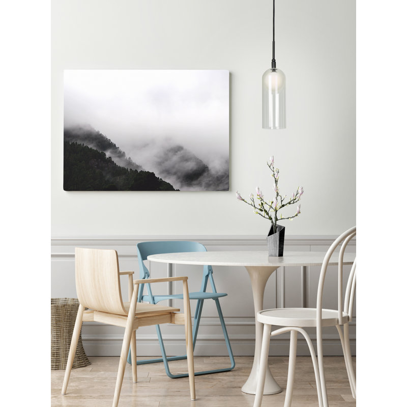 1 - Light LED Pendant, Black