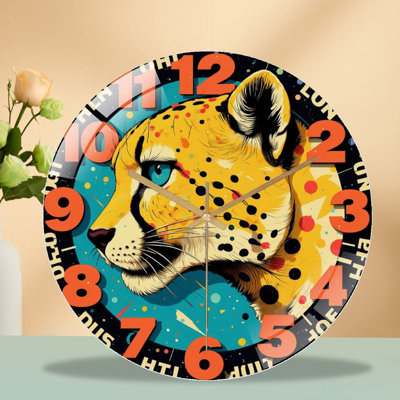 Horloge murale Cheetah Art