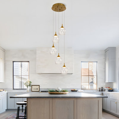 Luminaire suspendu moderne à 9 lumières DEL