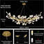  Lustre 16 lumières à branches réglables 55 "avec branches en céramique