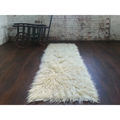 Ultra-plush Greek Flokati rugs. Thick 4" shag pile. Cugina Wool Area Rug