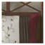 Ensemble d'édredon pour grand lit brodé rouge élégant avec coussins et taies décoratives 7 pièces Elegant-122647199