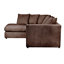Moana 3 Seater Corduroy Corner Sofa -1526497739-1526497618