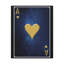 Ace of Hearts, espace, fond, carte à jouer, art mural-147389349