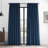 Basic Deluxe Velvet Room Darkening Curtain Pair - 2 Panels Window Curtains-1652069839-1652069834