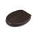 Croydex Montoro Flexi-Fix Soft Close Wooden Toilet Seat - Quick Release Button for Easy Cleaning and Adjustable Hinges with Top and Bottom Fixings, Antibacterial Heavy Duty Toilet Seat (Walnut Effect)
