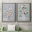 Magnolia Romance - Ensemble de 2 peintures sur toile encadrées-1128462299-1128462302