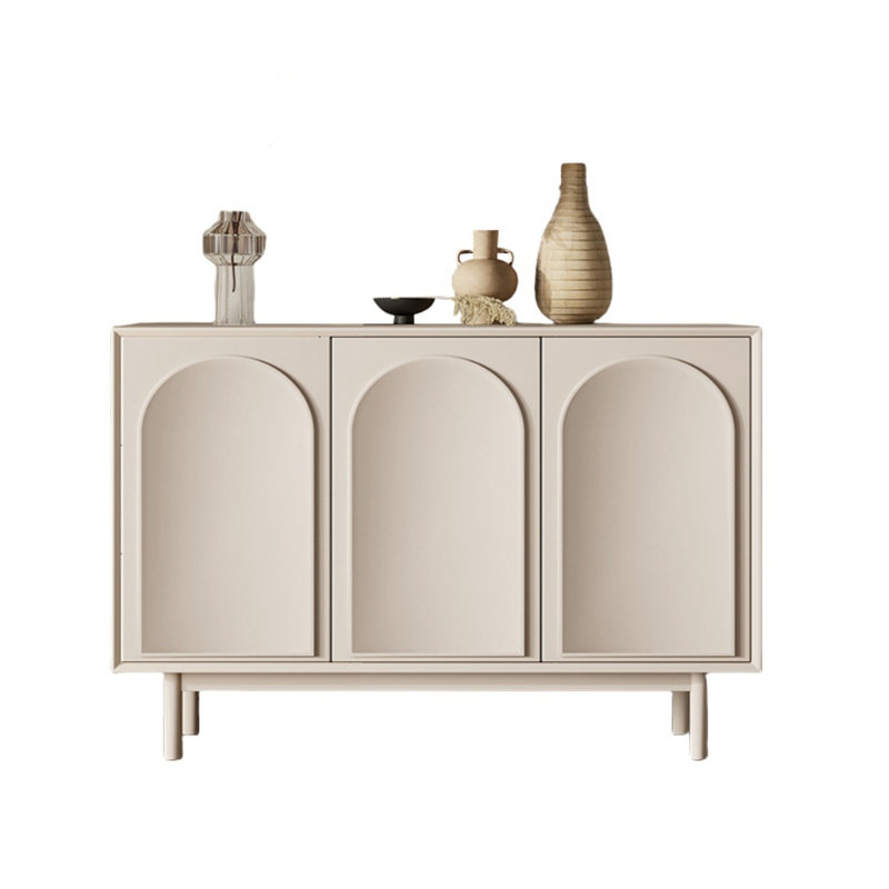 Armoire d'appoint Nordic Light Luxury, Blanc