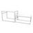 2 Piece Nesting Display Tables Set