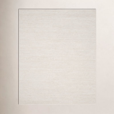 Elle Ivory Hand-Woven Wool Rug