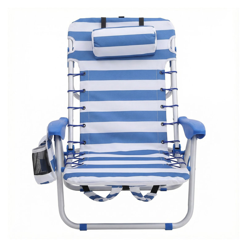 Chaise de plage pliante pour camping, Blue