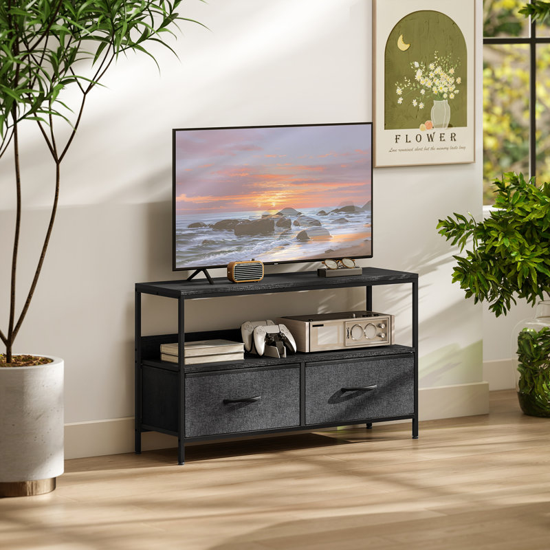 Unfinished TV Stand for TVs up to 48", Black