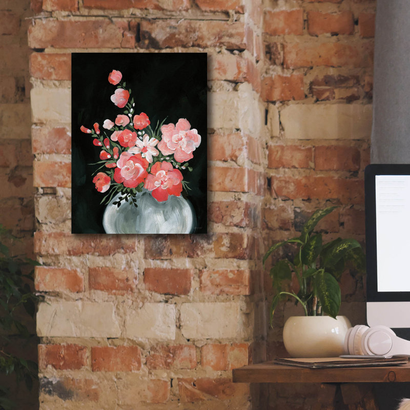 Art mural sur toile Epic Graffiti «Botanical Blooms 1» par Yvette St. Amant, H 16 po x l 12 po x P 0,75 po
