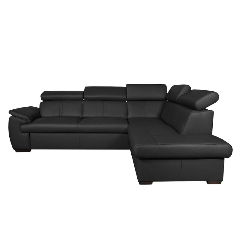 Markwart 5 Seater Sofa Bed, Right Hand Facing, Black