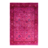 Overyed One-of-a-Kind Rectangle 6'3" X 9'2" Hand Knotted Area Rug