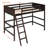 Solid Wood Loft Bed with Sturdy Ladder