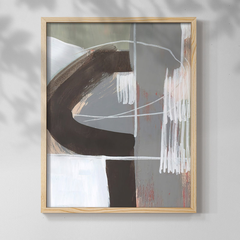 Arching Neutrals IV Framed Print - Solid Wood, 11" H x 9" W