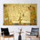 "Gustav Klimt", "L'arbre de vie", impression sur toile 3D pour décoration intérieure