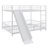 Metal Bunk Bed With Slide And Guardrails-3625822-3625820