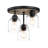 3-Light Dimmable Damp Rated Flush Mount Lighting-951422895