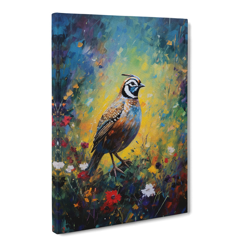 Partridge Impressionism No.2 - No Frame Print, 76cm H x 50cm W x 3cm D