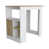 White/Natural Oak selected
