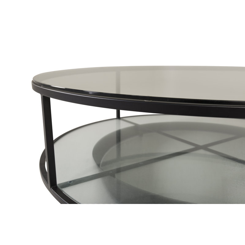 Solid Coffee Table with Storage