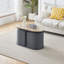 Table basse 3 pièces avec 2 tabourets