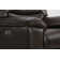Elha 89'' Genuine Leather Dual-Power Zero Gravity Reclining Sofa