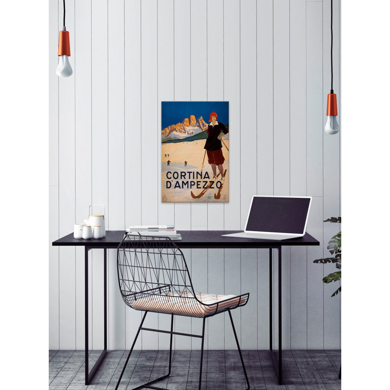 Cortina D'Ampezzo - No Frame Print on Canvas, 114cm H x 76cm W