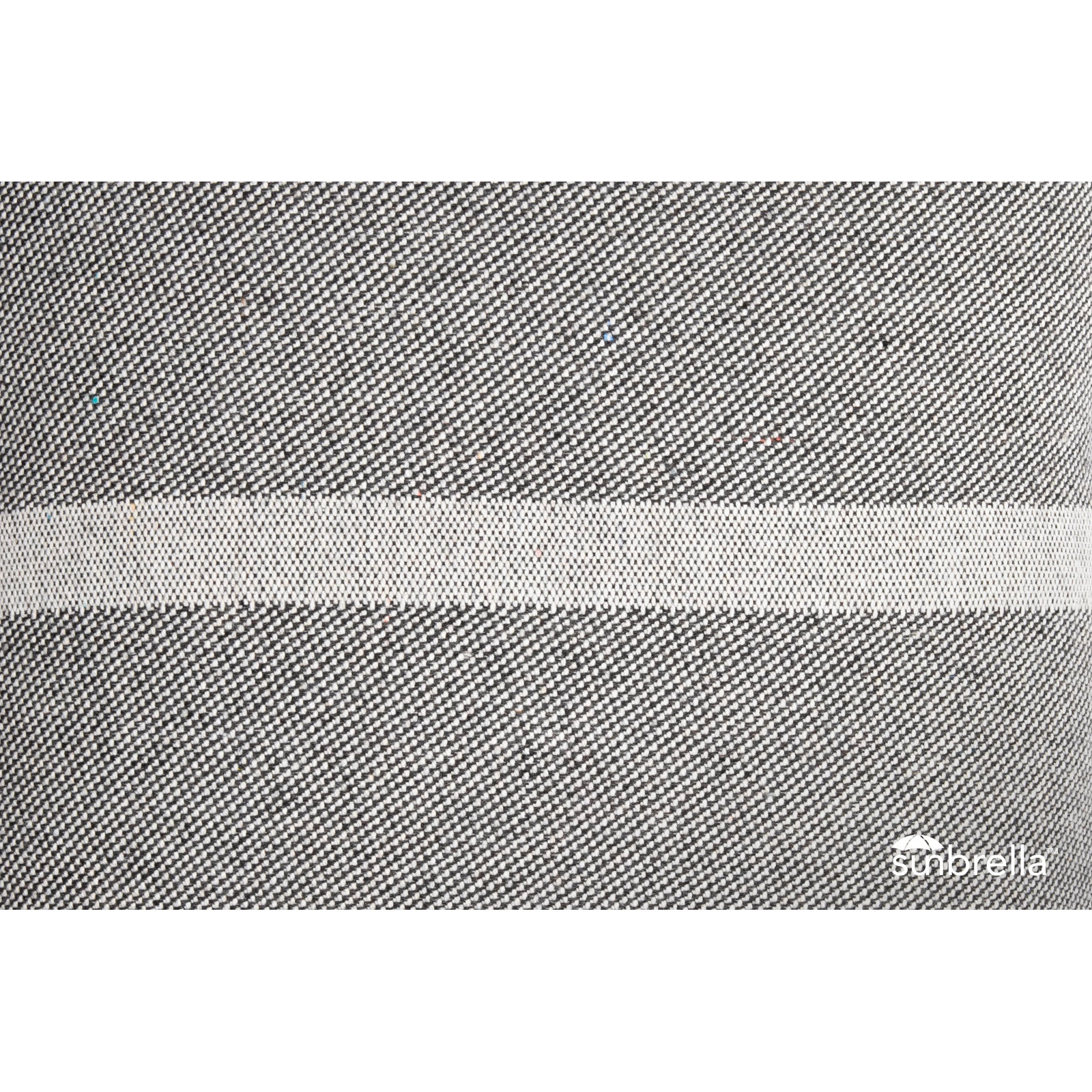 Glyph Sunbrella® Indoor/Outdoor Throw Pillow, Charcoal