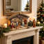 Crèche de Noël 14,5 "H