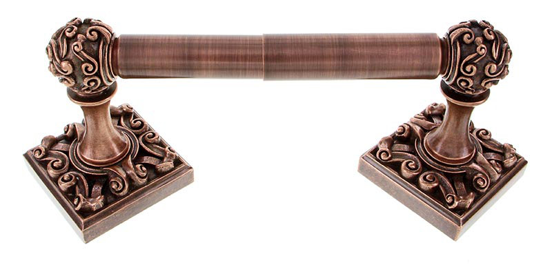 Sforza Wall Mounted Spring Toilet Paper Holder, Antique Copper